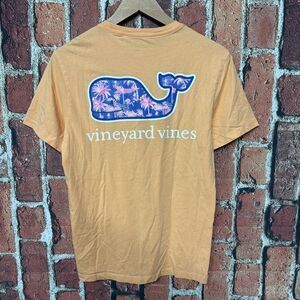 Vineyard Vines Orange Flamingo Womens Size XS T-Shirt